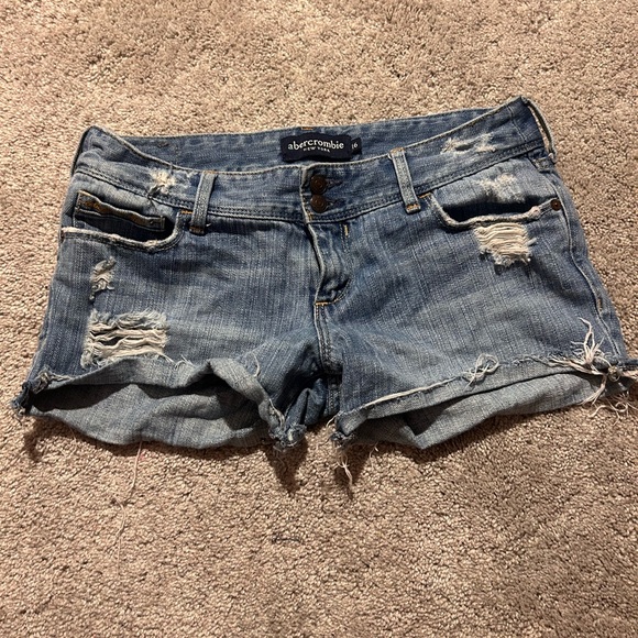 Abercrombie Jean shorts girls size 16 - Picture 2 of 5